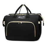Tote Diaper Bag with Fold Out Bassinet & USB Charging Port