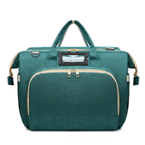 Tote Diaper Bag with Fold Out Bassinet & USB Charging Port