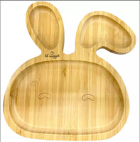 Bamboo Plate & Spoon Set