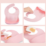 3 pack - Silicone Bib