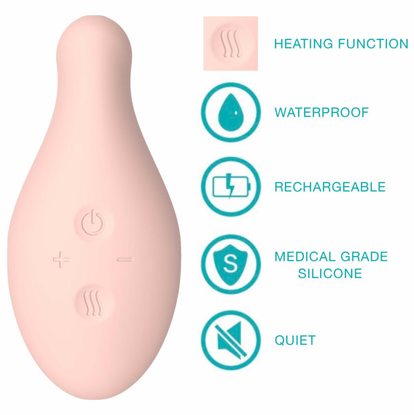 Warming Lactation Massager Soft Silicone Breast Massager for Breastfeeding  Heat Vibration for Clogged Ducts Improved - AliExpress